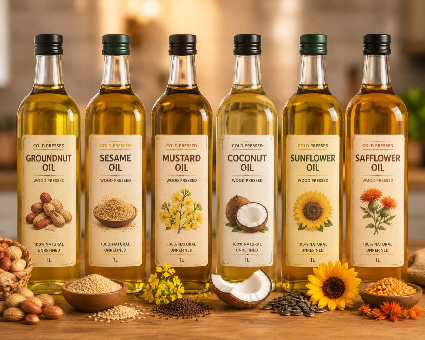 Cold-Pressed Oils
